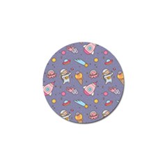 Outer Space Seamless Background Golf Ball Marker