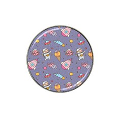 Outer Space Seamless Background Hat Clip Ball Marker (4 pack)