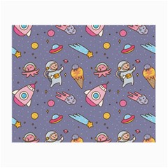 Outer Space Seamless Background Small Glasses Cloth