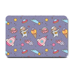 Outer Space Seamless Background Small Doormat 