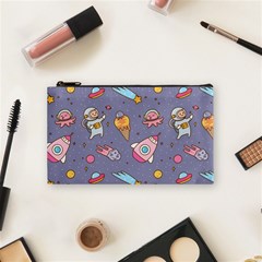 Outer Space Seamless Background Cosmetic Bag (Small)