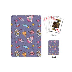 Outer Space Seamless Background Playing Cards Single Design (Mini)