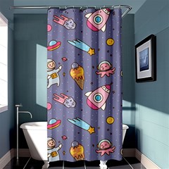 Outer Space Seamless Background Shower Curtain 36  x 72  (Stall) 