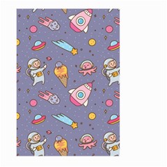 Outer Space Seamless Background Large Garden Flag (Two Sides)