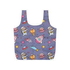 Outer Space Seamless Background Full Print Recycle Bag (S)