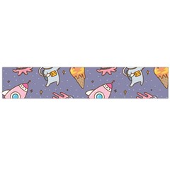 Outer Space Seamless Background Large Flano Scarf 