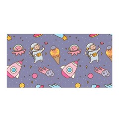 Outer Space Seamless Background Satin Wrap