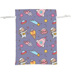 Outer Space Seamless Background  Lightweight Drawstring Pouch (XL)