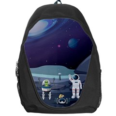 Alien Astronaut Scene Backpack Bag by Vaneshart