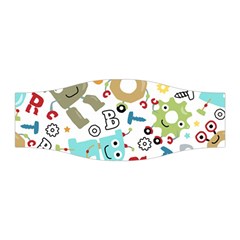 Seamless Pattern Vector With Funny Robots Cartoon Stretchable Headband by Vaneshart