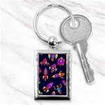 Space Patterns Key Chain (Rectangle) Front