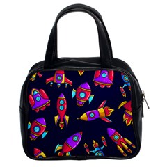 Space Patterns Classic Handbag (two Sides) by Vaneshart