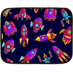 Space Patterns Double Sided Fleece Blanket (mini)  by Vaneshart