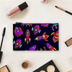 Space Patterns Cosmetic Bag (small) by Vaneshart