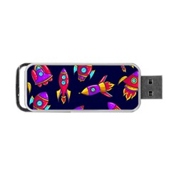 Space Patterns Portable Usb Flash (one Side) by Vaneshart