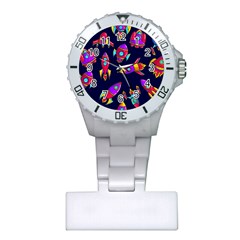 Space Patterns Plastic Nurses Watch by Vaneshart