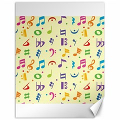 Seamless Pattern Musical Note Doodle Symbol Canvas 12  X 16  by Vaneshart