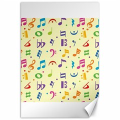 Seamless Pattern Musical Note Doodle Symbol Canvas 20  X 30 