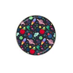 Cosmos Ufo Concept Seamless Pattern Hat Clip Ball Marker by Vaneshart