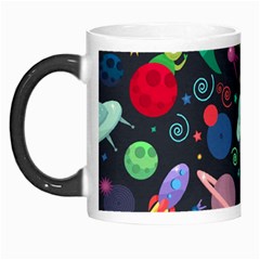 Cosmos Ufo Concept Seamless Pattern Morph Mugs by Vaneshart