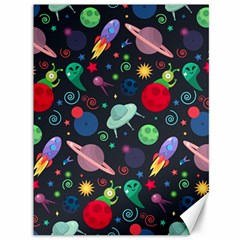 Cosmos Ufo Concept Seamless Pattern Canvas 36  X 48  by Vaneshart