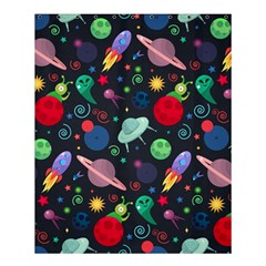 Cosmos Ufo Concept Seamless Pattern Shower Curtain 60  X 72  (medium)  by Vaneshart