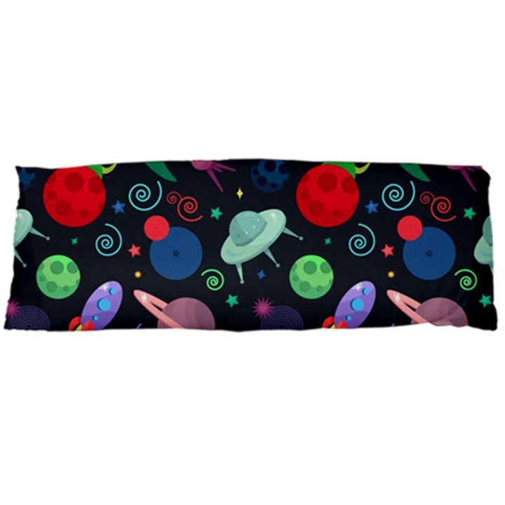 Cosmos Ufo Concept Seamless Pattern Body Pillow Case Dakimakura (Two Sides)