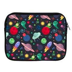 Cosmos Ufo Concept Seamless Pattern Apple Ipad 2/3/4 Zipper Cases by Vaneshart