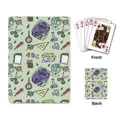 Hand Drawn Pattern School Playing Cards Single Design (rectangle) by Vaneshart