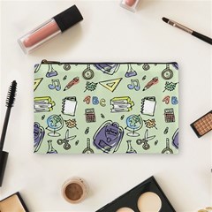 Hand Drawn Pattern School Cosmetic Bag (medium) by Vaneshart