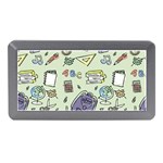 Hand Drawn Pattern School Memory Card Reader (Mini) Front