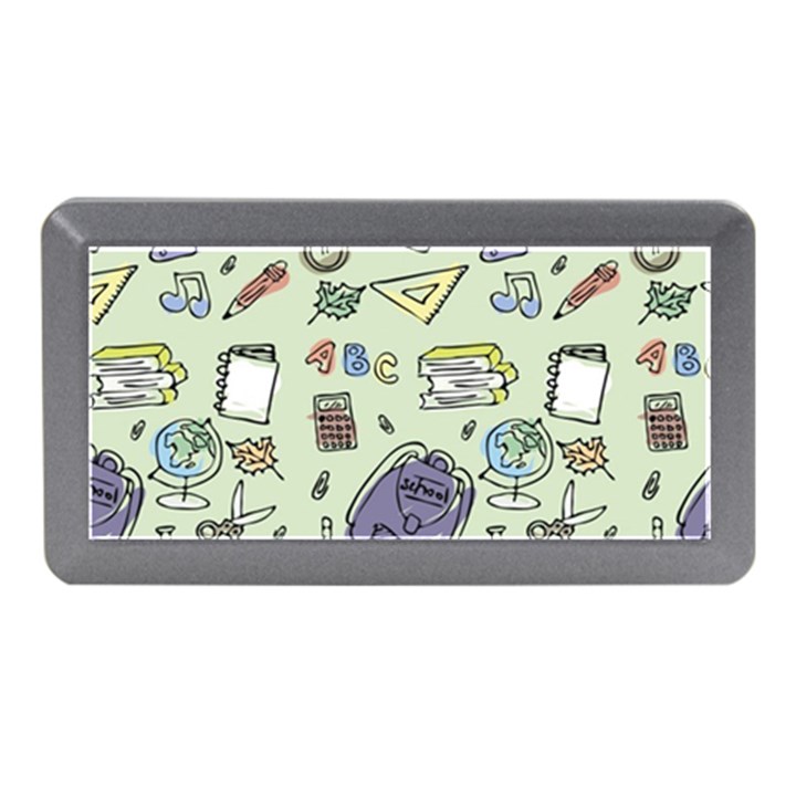 Hand Drawn Pattern School Memory Card Reader (Mini)