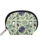 Hand Drawn Pattern School Accessory Pouch (Small) Front