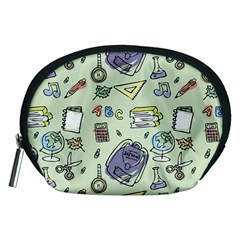 Hand Drawn Pattern School Accessory Pouch (medium) by Vaneshart