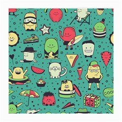 Seamless Pattern With Funny Monsters Cartoon Hand Drawn Characters Unusual Creatures Medium Glasses Cloth by Vaneshart