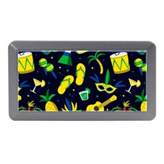 Seamless Brazilian Carnival Pattern With Musical Instruments Memory Card Reader (mini) by Vaneshart