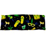 Seamless Brazilian Carnival Pattern With Musical Instruments Body Pillow Case Dakimakura (Two Sides) Back