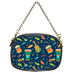 Brazil Musical Instruments Seamless Carnival Pattern Chain Purse (one Side) by Vaneshart