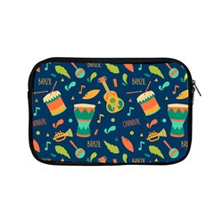 Brazil Musical Instruments Seamless Carnival Pattern Apple Macbook Pro 13  Zipper Case by Vaneshart