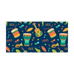 Brazil Musical Instruments Seamless Carnival Pattern Yoga Headband by Vaneshart