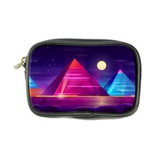 Egyptian Pyramids Night Landscape Cartoon Coin Purse by Vaneshart