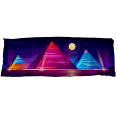 Egyptian Pyramids Night Landscape Cartoon Body Pillow Case Dakimakura (two Sides) by Vaneshart