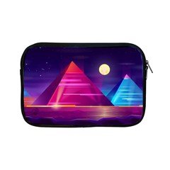 Egyptian Pyramids Night Landscape Cartoon Apple Ipad Mini Zipper Cases by Vaneshart