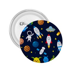 Big Set Cute Astronauts Space Planets Stars Aliens Rockets Ufo Constellations Satellite Moon Rover V 2 25  Buttons by Vaneshart