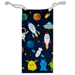 Big Set Cute Astronauts Space Planets Stars Aliens Rockets Ufo Constellations Satellite Moon Rover V Jewelry Bag Back