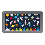 Big Set Cute Astronauts Space Planets Stars Aliens Rockets Ufo Constellations Satellite Moon Rover V Memory Card Reader (Mini) Front