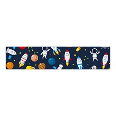 Big Set Cute Astronauts Space Planets Stars Aliens Rockets Ufo Constellations Satellite Moon Rover V Velvet Scrunchie by Vaneshart