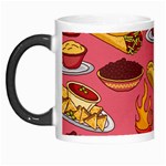 Seamless Pattern Mexican Food Hat Traditional Morph Mugs Left