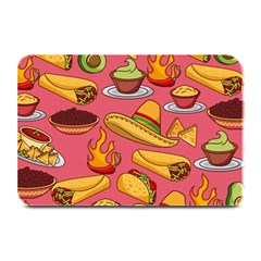 Seamless Pattern Mexican Food Hat Traditional Plate Mats by Vaneshart