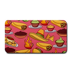 Seamless Pattern Mexican Food Hat Traditional Medium Bar Mats by Vaneshart